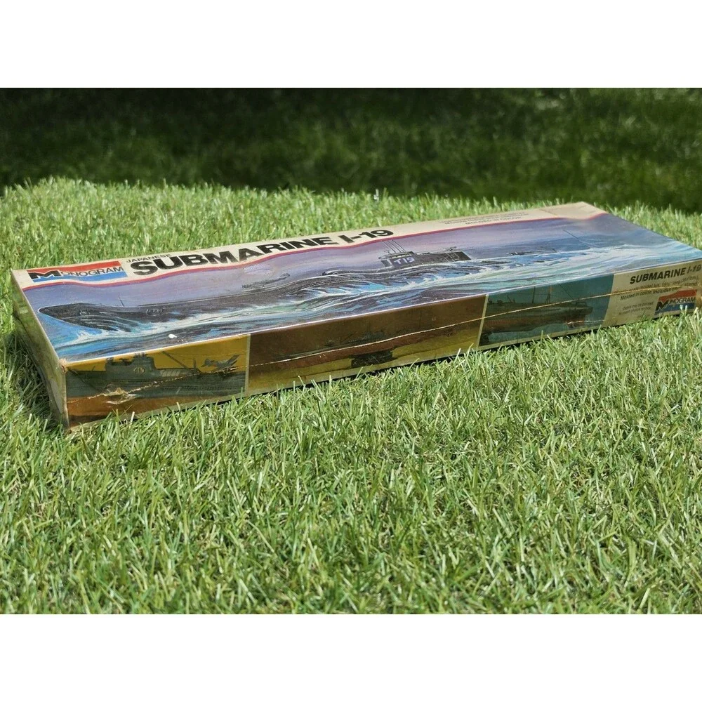 Vintage Monogram Japanese Submarine I-19 Model Kit #3103 New Sealed  15.5